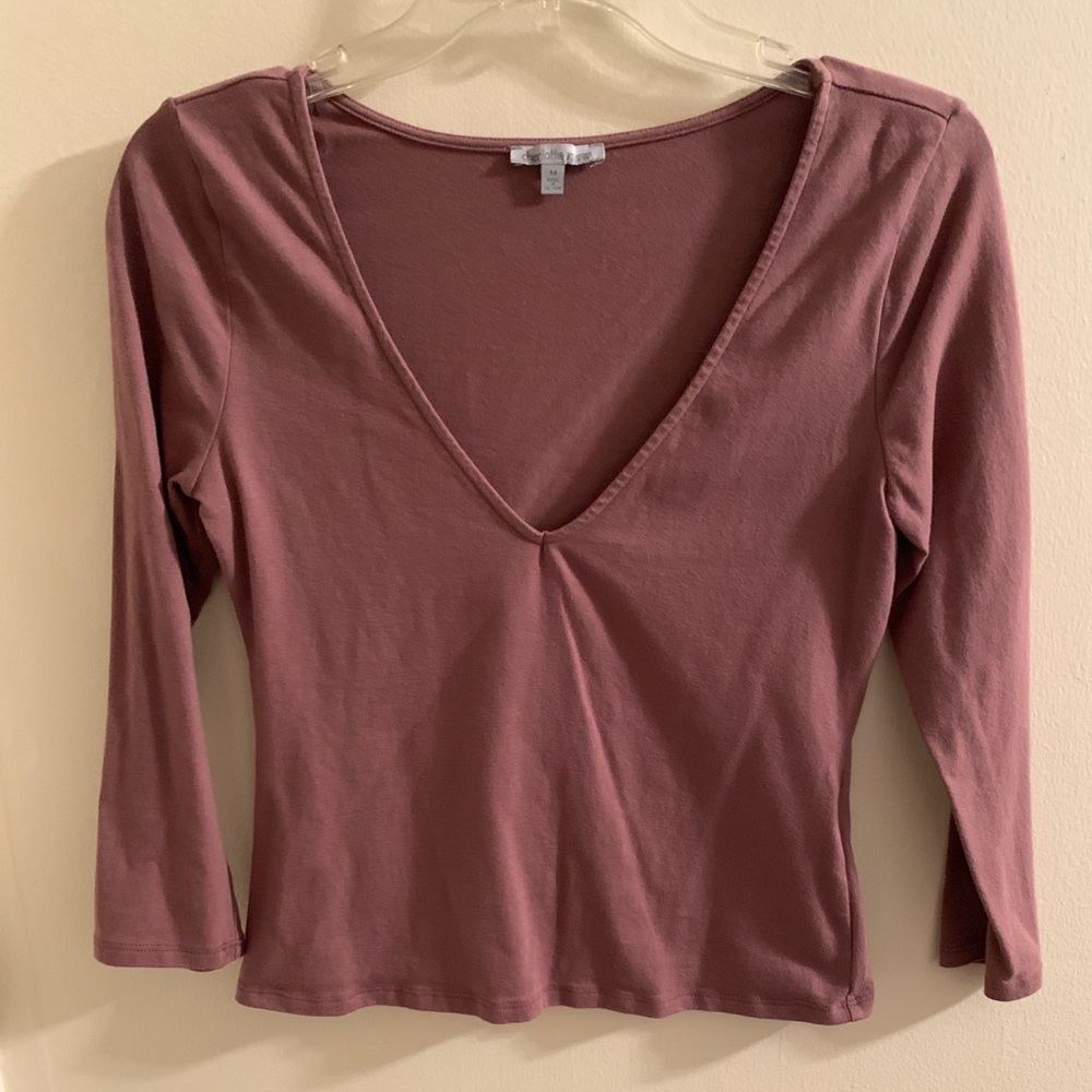 Plum colored top